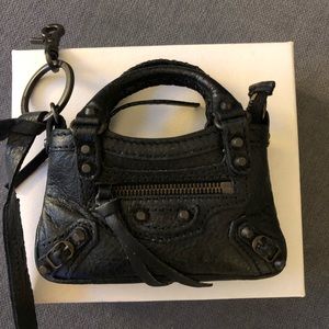 Balenciaga City Mini Tote Keychain